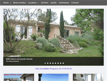 Tablet Screenshot of ilea-immobilier.fr